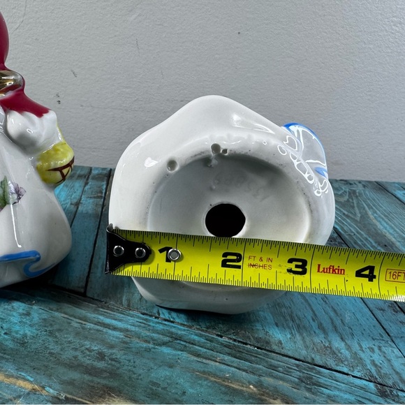 Vintage 40s 50s Regal Hull Little Red Riding Hood Ceramic Salt and Pepper Shaker - Picture 11 of 16